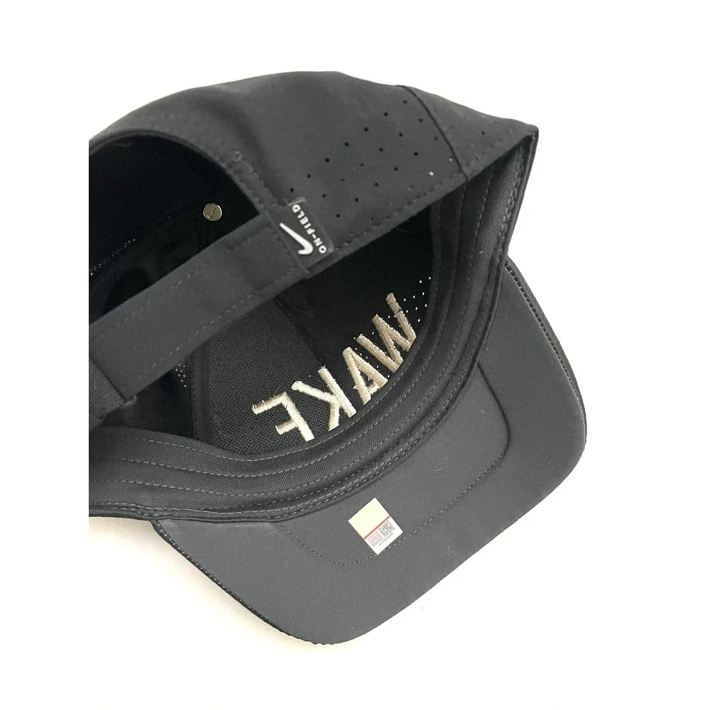 NEW Wake Forest TEAM ISSUED Nike On-Field Lightweight Hat Black One‎ Size
